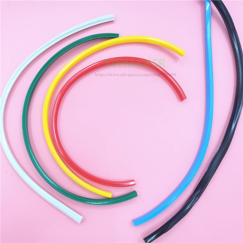 1meter 20/30/40/45 series 6mm/8mm/10mm flat seal for EU aluminum profile soft Slot Cover/Panel 3D printer C-Beam machine