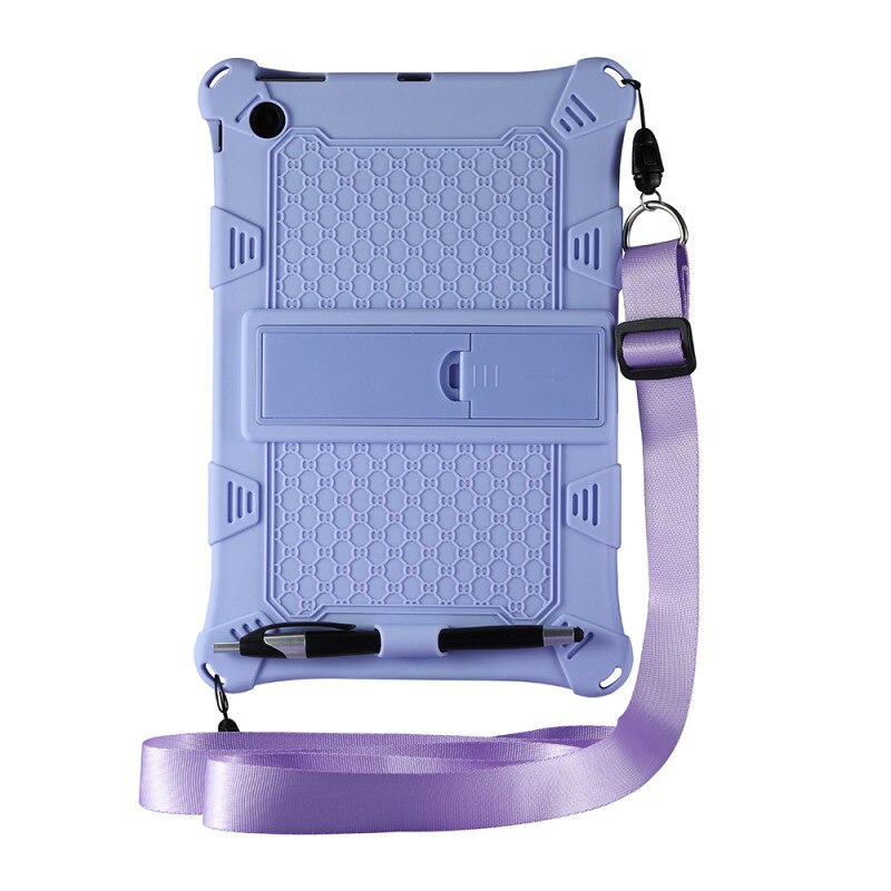 Étui De Protection Pour Teclast M40se 10.1 "tablette PC, Support Étui En Silicone Pour Teclast M40 SE: puple-rope