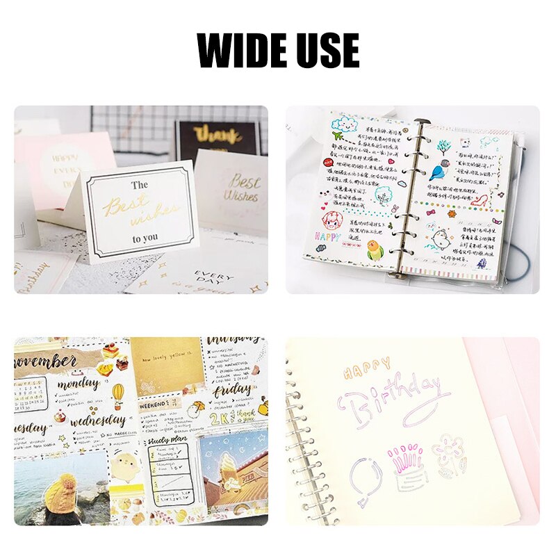 Surligneur à Double ligne pour dessin, 8/12 couleurs, stylo d'art pour bricolage, artisanat, coloration, peinture, croquis NI