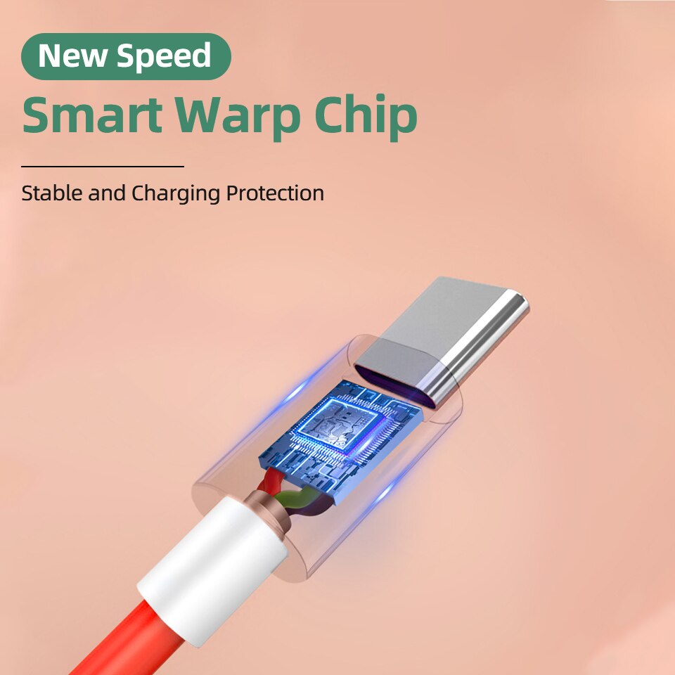 Original For Oneplus 8T 8 T Warp Charge Type C To Type C Cable 6.5A Fast Charge One Plus 8 7 Pro 7t 6t 6 5t 5 3t 3 Dash Charging