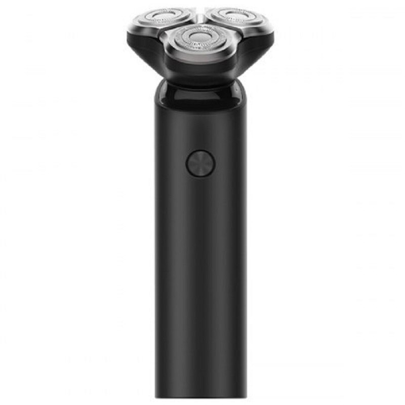 Xiaomi mijia, barbeador elétrico original, barbeador s500, 3 cabeças, máquina de barbear a seco ou úmido, aparador de barba, lâmina lavável, visor led limpo
