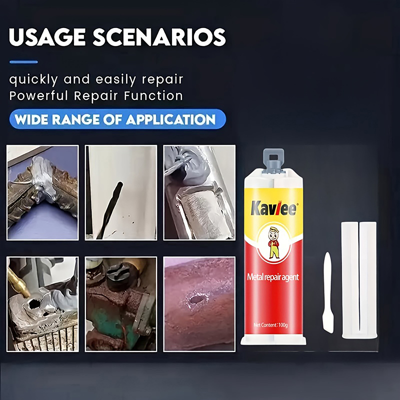 AB Glue Metal Repair Gel Heat Resist Industrial Metal Repair Paste Glue Adhesive Weld Industrial Repair Agent All-purpose Glue