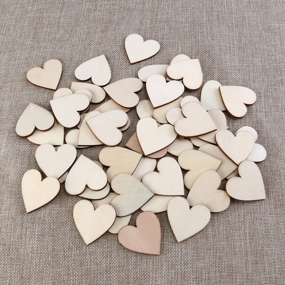 5 Pcs 100 Mm 4 Inch Big Size Hout Hart Onvoltooide Houten Hart Uitsparing Vorm Houten Harten Voor Diy Art bruiloft Decoratie