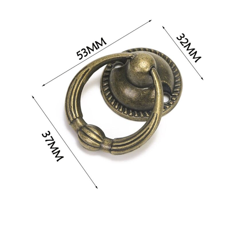 Antique Furniture Handles Drawer Cabinet Door Knobs Pull Handles Retro Decor