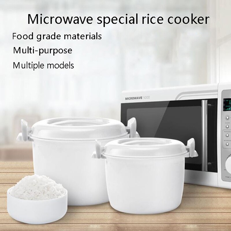 Portable Microwave Oven Rice Cooker Multifunctional food Steamer pot PP microwave cooking Utensils Insulation Bento Lunch Box