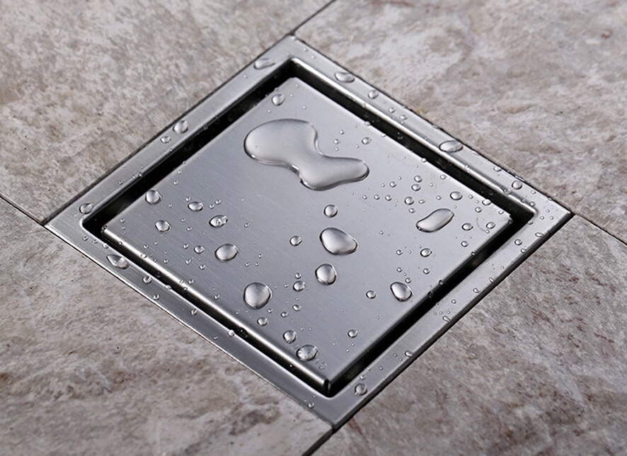 Tile Insert Square Floor Waste Grates Bathroom Shower Drain 150 x 150MM or 110 X 110MM,304 Stainless steel DR051