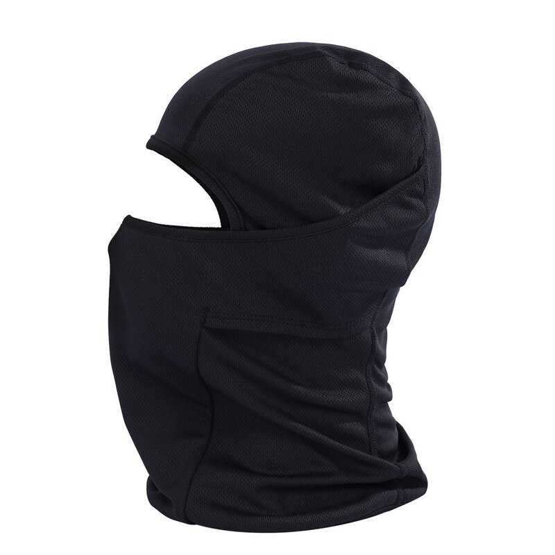Men Women Outdoor Motorcycle Mask Balaclava Full Face Neck Protection Black Outdoor Thermal Beanies Sports Swimming Caps