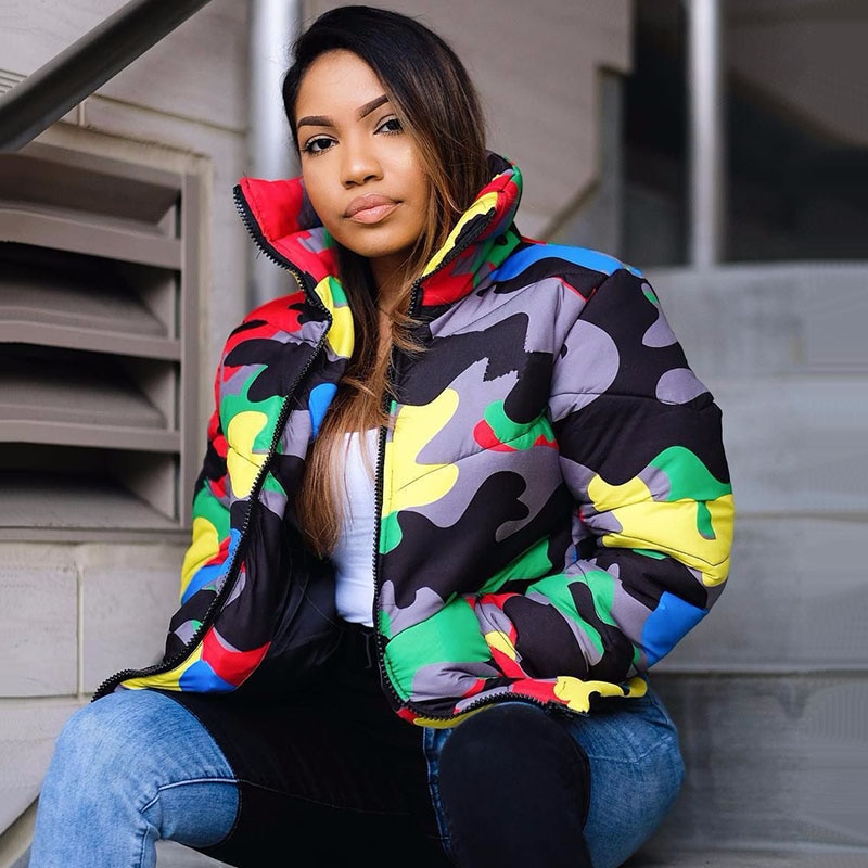 Casacos Femininos Jaquetas Femininas 2019 Jaqueta Acolchoada