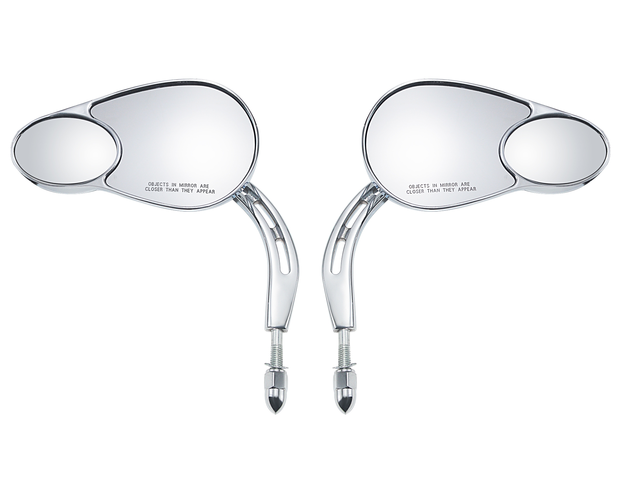 5/16 "Dividir Da Motocicleta Visão Espelhos Retrovisores Para Harley Suzuki Honda KAWASAKI Sportster Touring Road King FLHR Electra Street Glide Fat Boy Património acessórios para motos