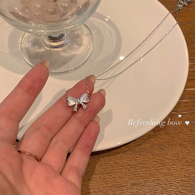 Mode 925 sterling zilveren ronde zirkoon ketting minimalistische stijl charme choker hanger feestcadeau voor dames fijne sieraden: Kobalt Violet