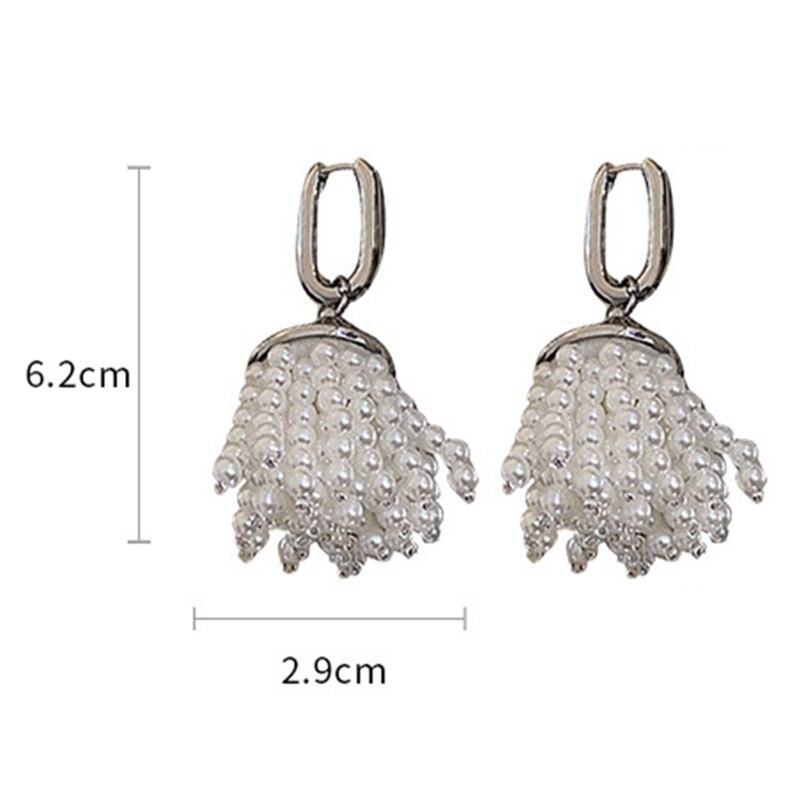 Dangle Tassel Clip Op Oorbellen Mooie Minimalistische Kleine Delicate Earring Dangle Tassel Clip Op Oorbellen Voor Vrouwen Meisjes AUG889