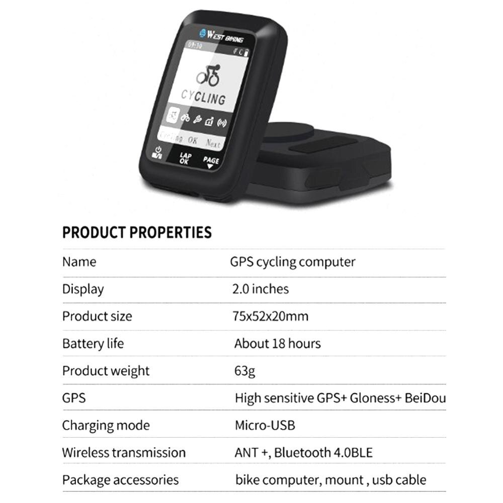 ARIKE Bike GPS Bike Computer Wireless Speedometer Waterproof Road Bike MTB Bicycle Bluetooth ANT + Backlight Cycling Computer