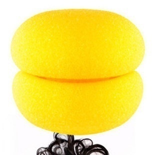 6pcs Wavy Sponge Curling Ball Random Color