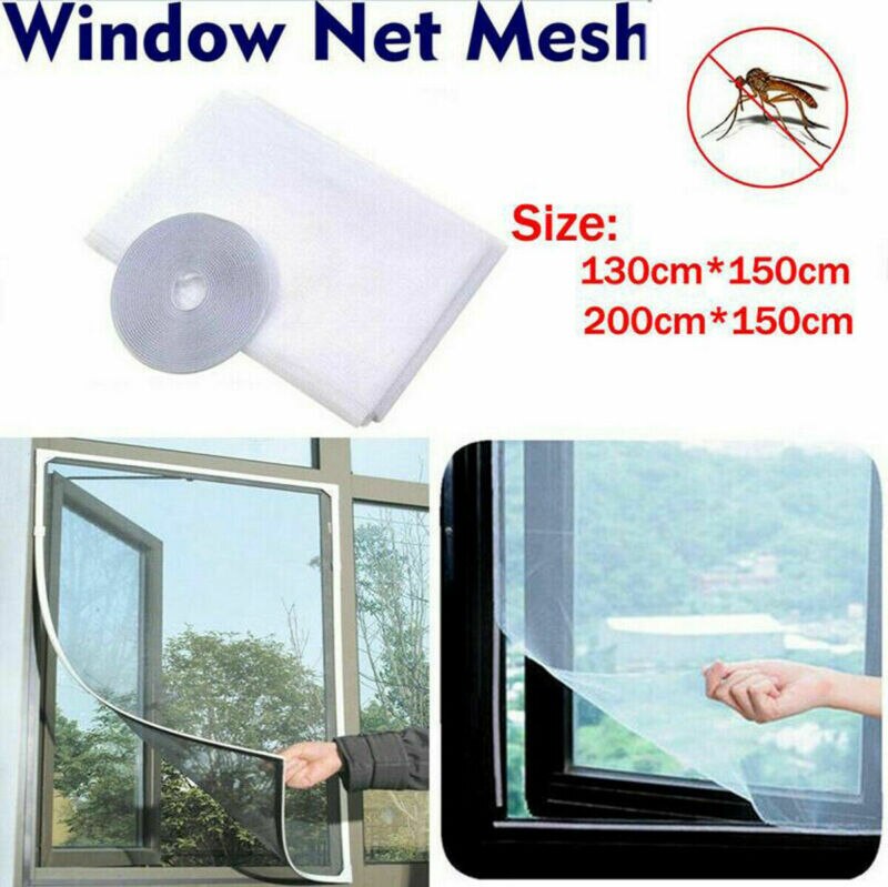 Au magnetisk vindue mesh dør gardin snap net myg flyve insekt skærm