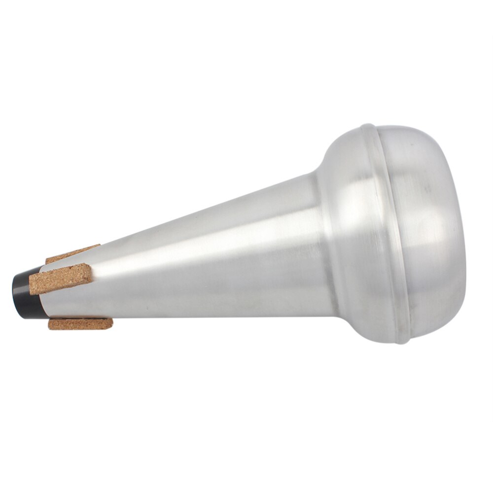 1 unidad de silenciador de aleación de aluminio de Trombón deslizante Tenor instrumento de música Dispositivo de silenciamiento Tenor trombón tonómetro largo trombón Silenc