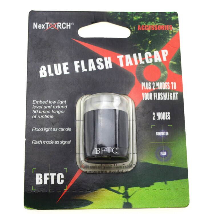 NEXTORCH FTC LED Flashing Tail Cap For Xenon Lamp Flashlight T6A 6P: Blue