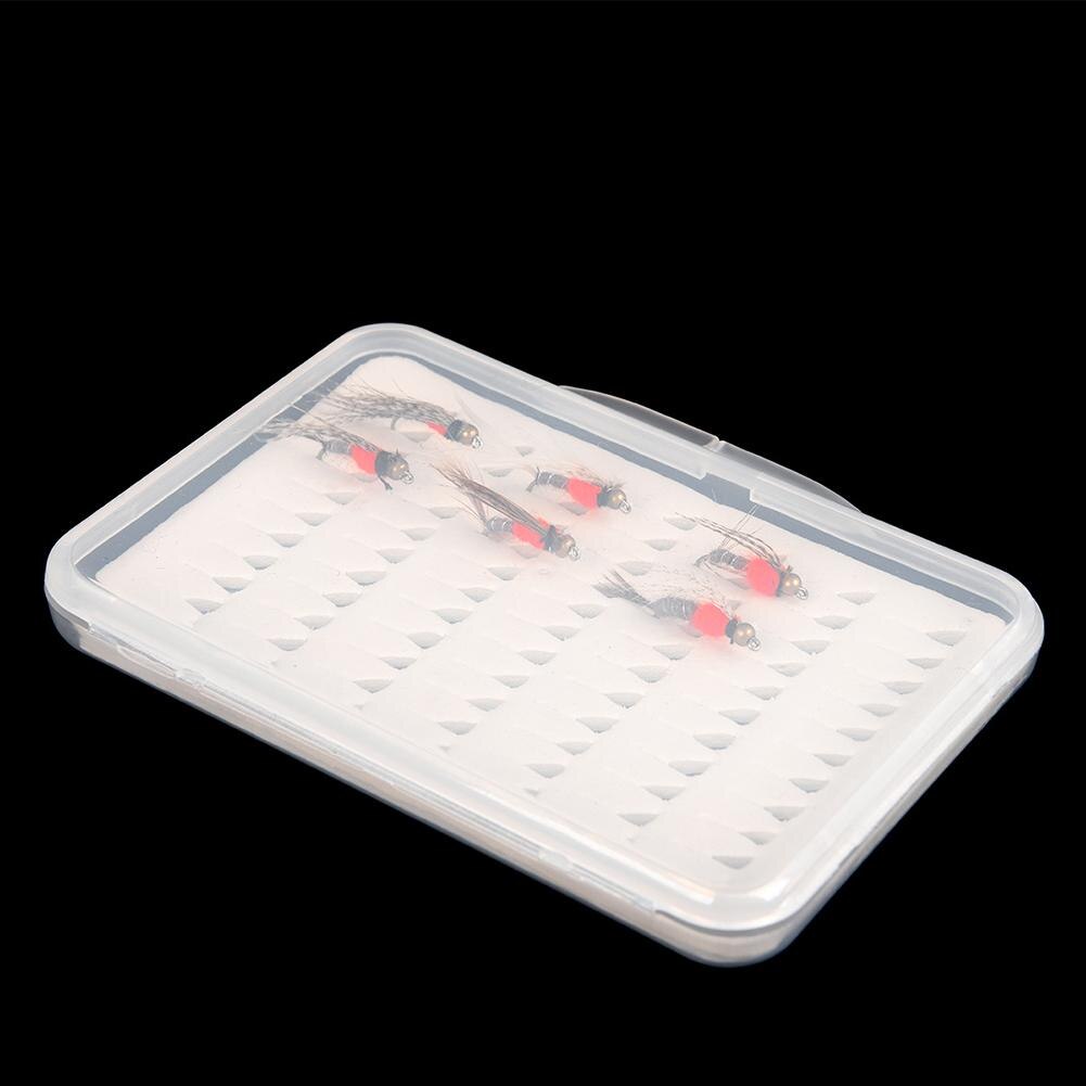 Portabale Fly Fishing Lure Bait Box Trout Flies Storage Box Case Container Organizer Pouch Waterproof EVA 3 Size Storage Boxes