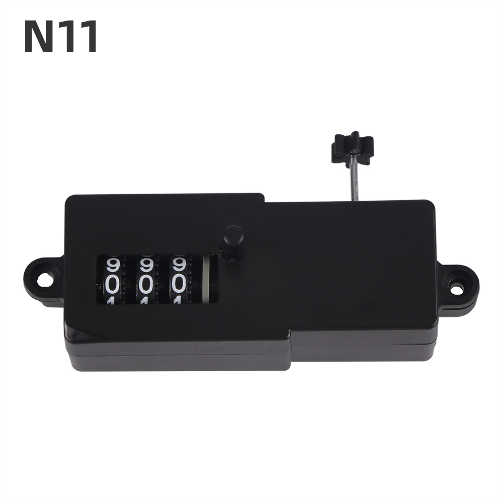 Contador de filas de máquina de tejer, tenedores de tensión, guía de hilo, manivela, adaptador de clavijas, pieza de repuesto para sensor 40, sensor y QJH 48: Caqui oscuro
