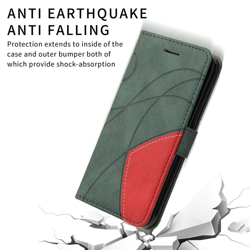Dla Motorola Moto E20 E40 E 20 E 40 Case skórzany stojak odwróć Funda dla Moto Edge 20 Pro Lite pokrywa posiadacz karty Slot kabura torba