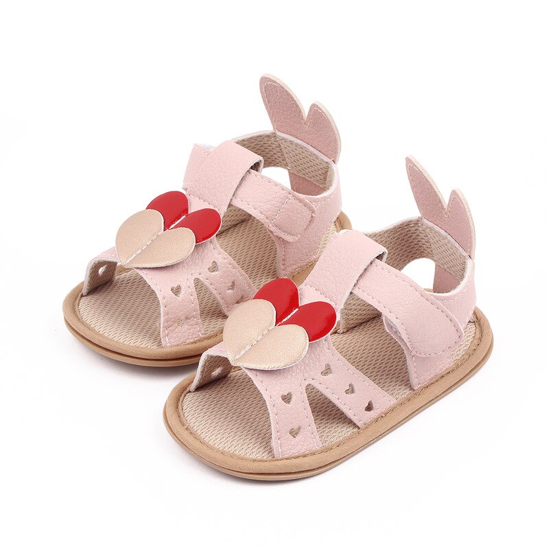 Kleinkind Baby Mädchen SandalsToddler Sommer Schuhe neugeboren Bebes Sandales Gummi Sohle, einzig, alleinig Schuhwerk Pro 1 Jahr niedlich Herz Sandalen