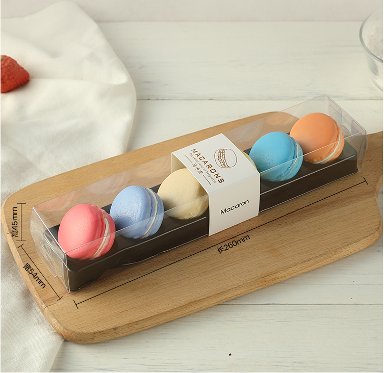 50 sets doorzichtige pvc mousse cake dozen macarons verpakking bal bruiloft cupcake dozen babyshower verjaardag feestdecoratie