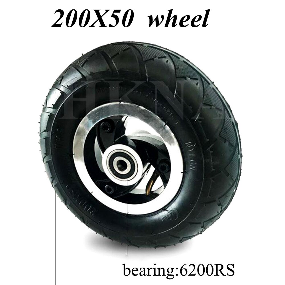 200X50 pneu de roue pneumatique avant pour Scooter électrique rasoir E100 E150 E200 Espark fou chariot Scooters 8x2 pouces pièces de roue: wheel