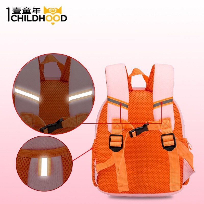 Sacs d'école pour enfants, motif escargot, sac à dos en néoprène sbr anti-perte et sûr pour filles