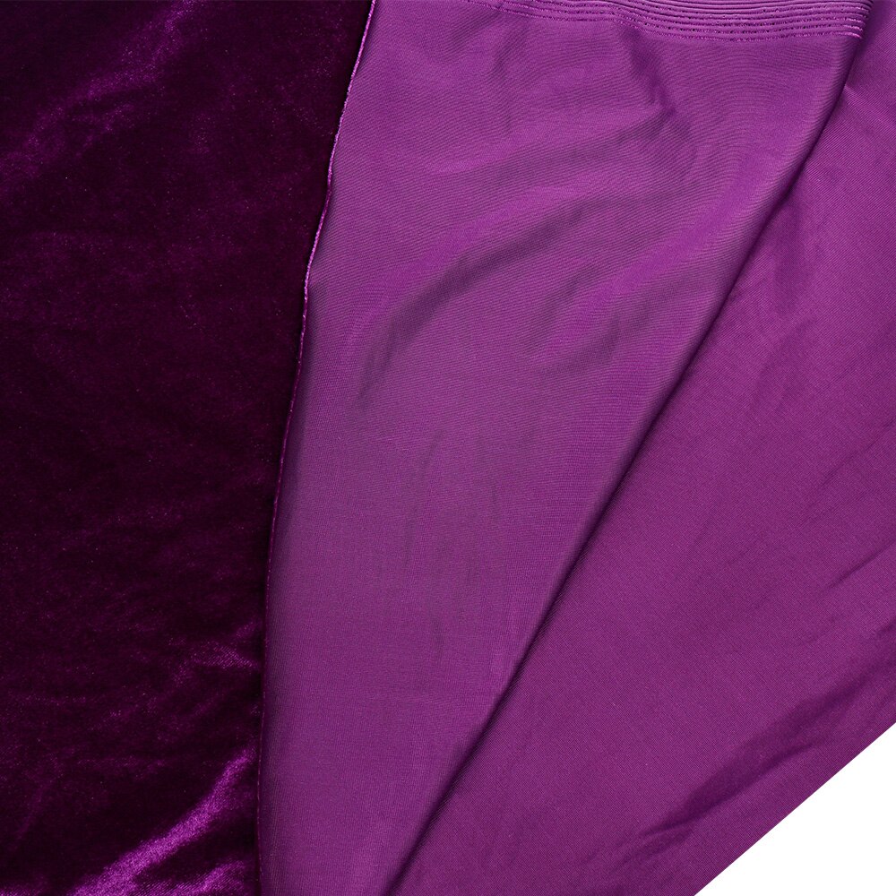 45*150cm Velvet Fabric Cloth Gorgeous Silk Fabric for Velvet Dress Clothes Luxury Soft Purple Velvet Home Textile Curtain