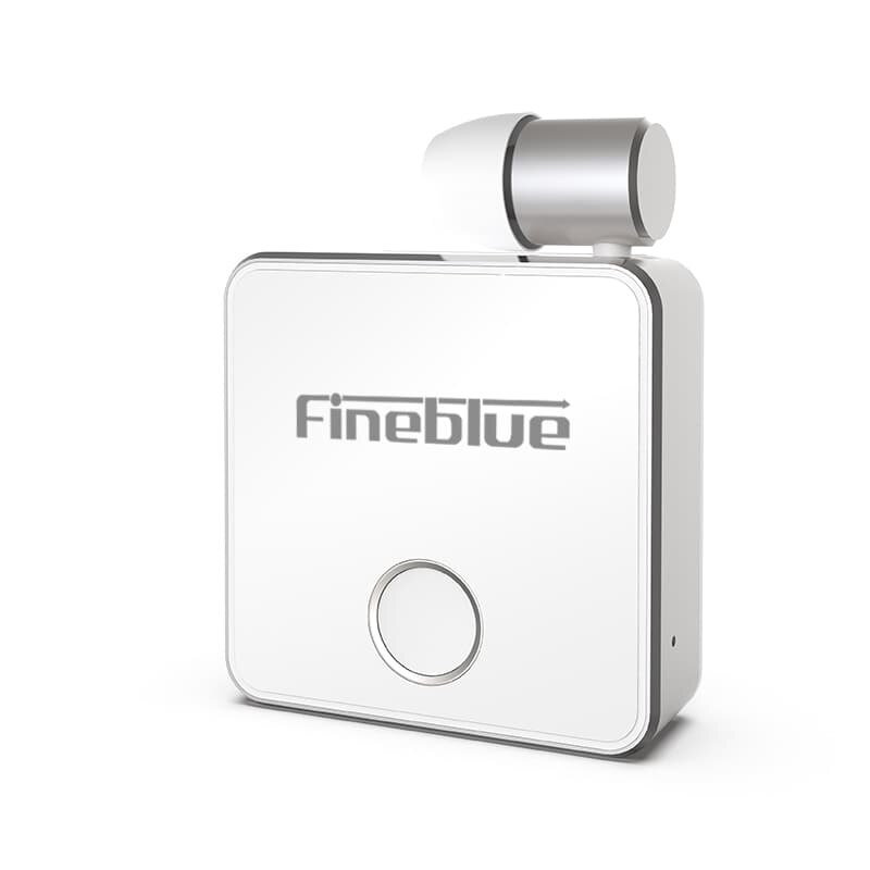 5.0 Bluetooth-Compatibel Fineblue Lotus F1 Draadloze Headset Oortelefoon Met Microfoon Handsfree Tws Clip Op Headset Noise Cancelling