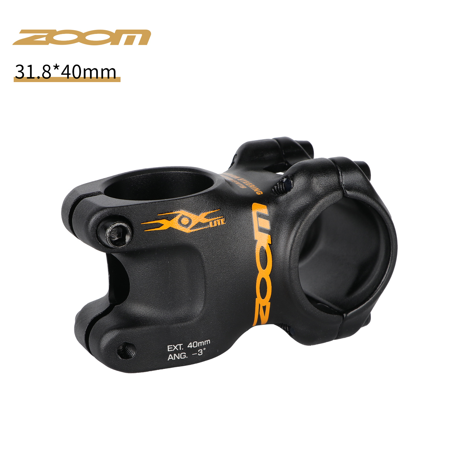 Zoom 31.8mm Bike Stem Ultralight Aluminum + - 3 Degrees Mountain Road Bike Bicycle MTB 40 50 60MM: Burgundy