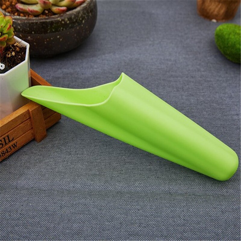 Mini Fleshy Plant Soil Spade Shovel Plastic Spade & Shovel Garden Tools Bucket Shovel Potted Cultivation Cylinder: Green