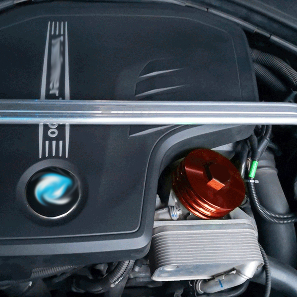 Aluminum Engine Oil Filter Cooling Shell Housing For BMW 3 series 4 series 330i N20 N54 N55 F30 2.0T engine