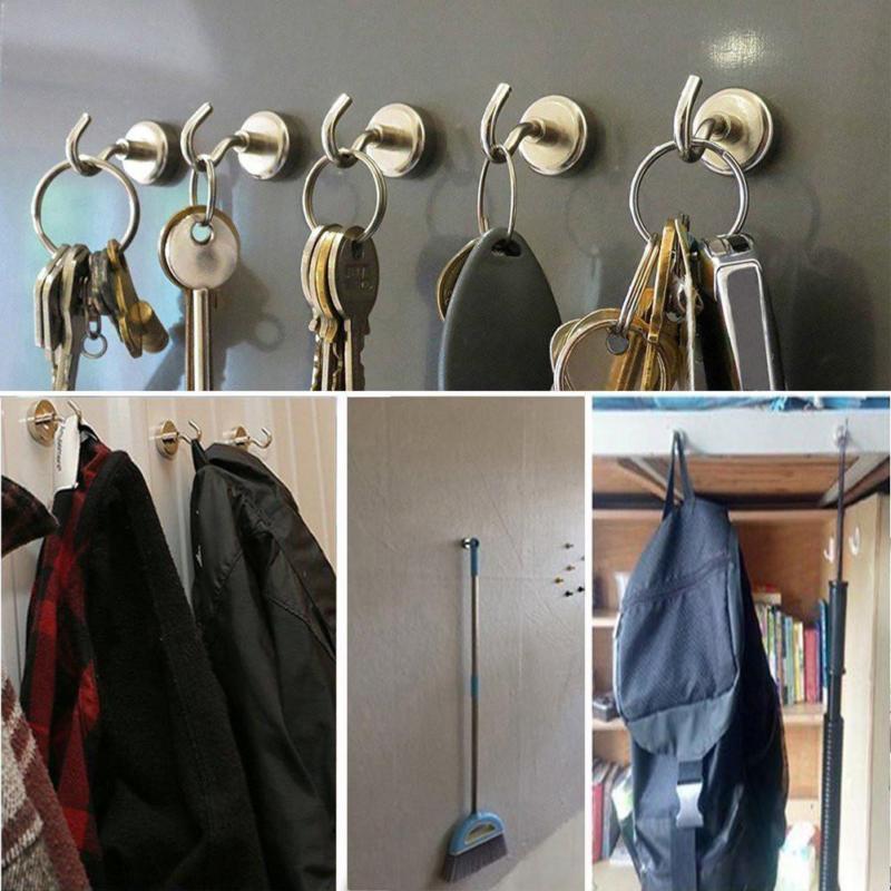 Sterk magnetisk krok mini kraftig oppheng holdbar til kjøleskap hjemmekjøkken 889. desember