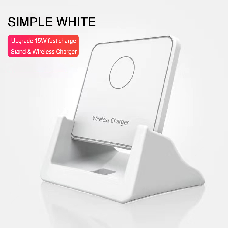 Fast Charging Wireless Charger Qi15w Holder For Phone Folding Charging Station For Iphone 13，12,11，For Xiaomi Samsung Oneplus: White 15w