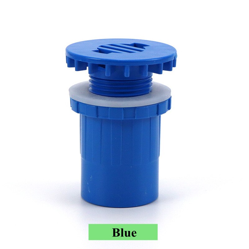 1Pcs I.D20~50mm PVC Pipe Straight Drainage Connector Aquarium Water Tube Drain Fittings Garden Home Hydroponic DIY Accessories: Inner 25mm / Blue