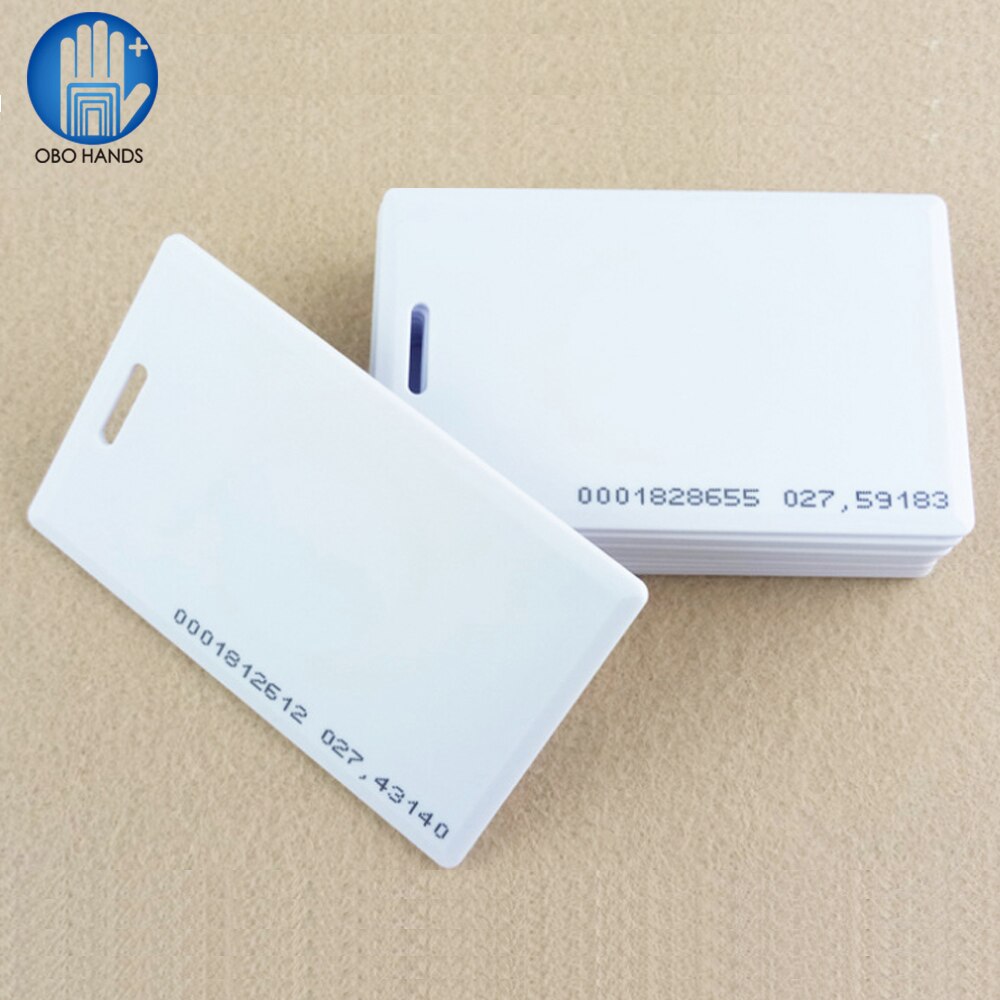 5/10/25/50/100pcs 125KHz RFID EM ID CARD TK4100 Clamshell Card 1.8mm Thickness Proximity ID Card With 64 bits for Entry Access