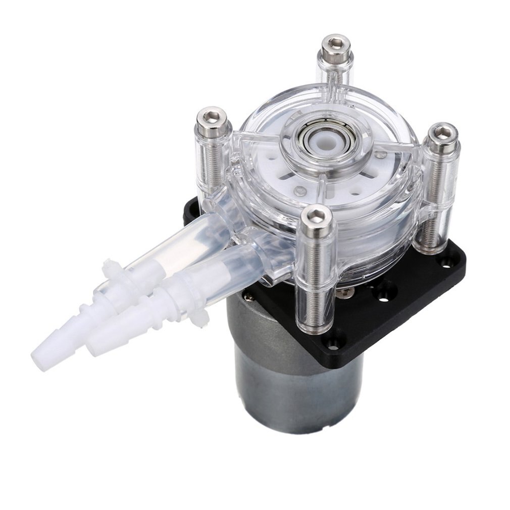 DC 12/24V Peristaltic Pump Large Flow Dosing Pump Anti-corrosion Vacuum Pump Strong Suction for Aquarium Lab