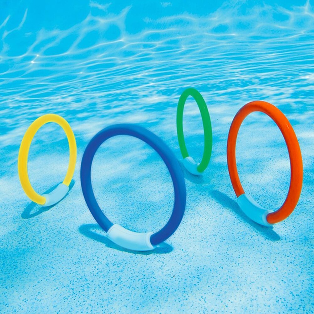 Set De 10 Anillos De Buceo Y Torpedos Para Piscina – Juguetes Acuáticos De Pulpo Para Niños (4-8 Años)