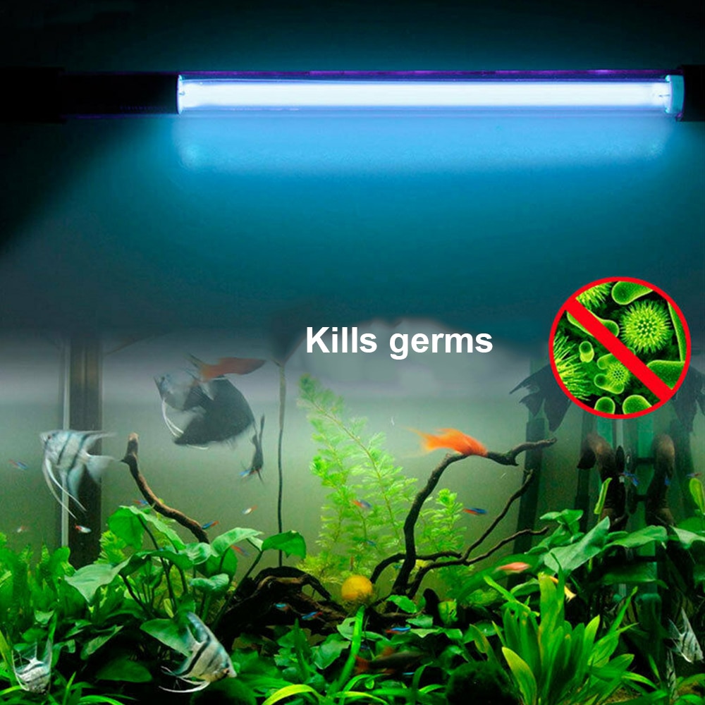 Aquarium Uv Verlichting Aquarium Sterilisator Uv Lamp Desinfectie Waterzuiveraar 5 W/7 W/9 W/ 11 W/13 W Uv Lamp Sterilisator Aquarium Verlichting