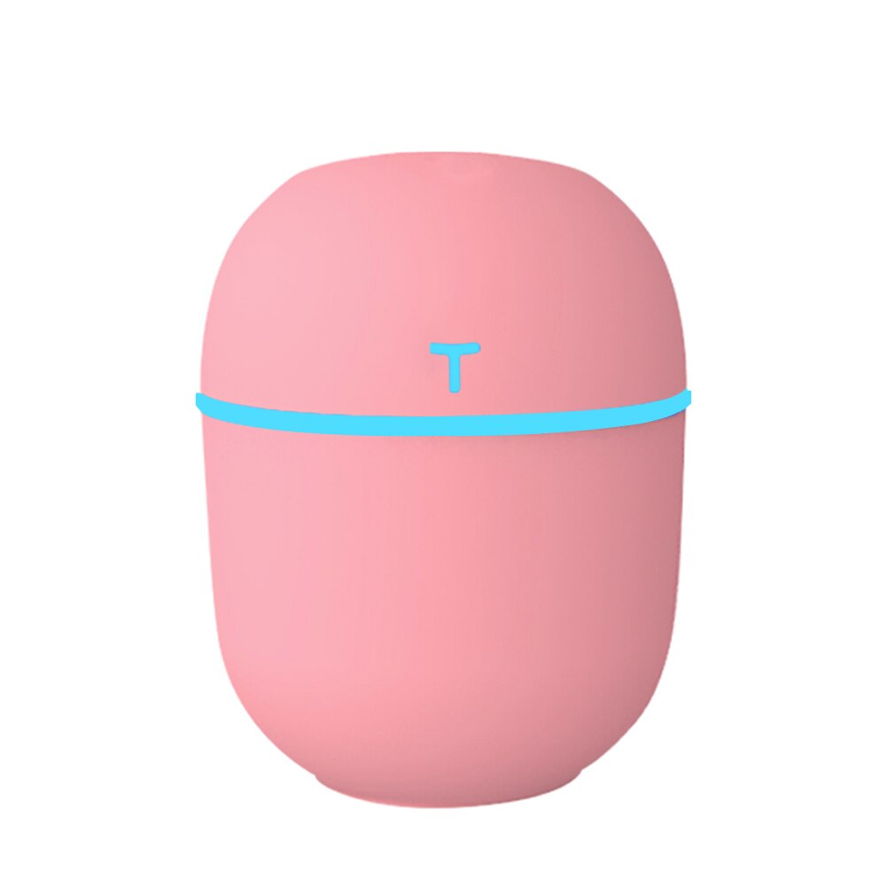 Mini humidificador de aire recargable por USB J01 para coche, hogar, oficina, refresca, humidificación silenciosa: Pink