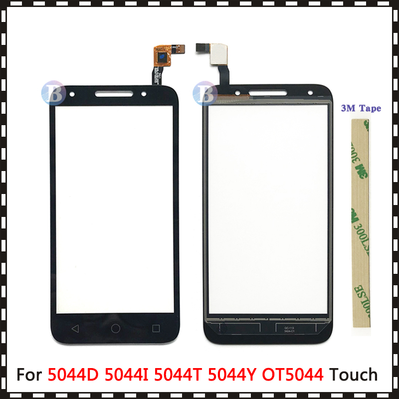 Vervanging 5.0 "Voor Alcatel One Touch U5 5044D 5044I 5044 T 5044Y OT5044 Touch Screen Digitizer Sensor Outer Glas lens Panel