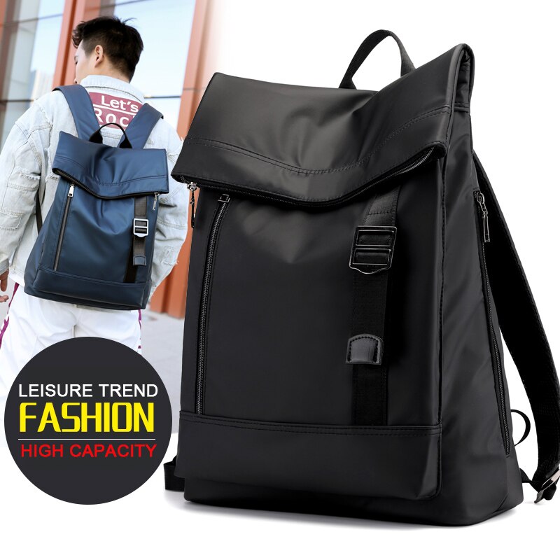 Grote Capaciteit Rugzak Zakelijke Laptop Rugzak Ruim Anti-Diefstal Comfortabele Business Mannen Leisure Rugzak Zwart