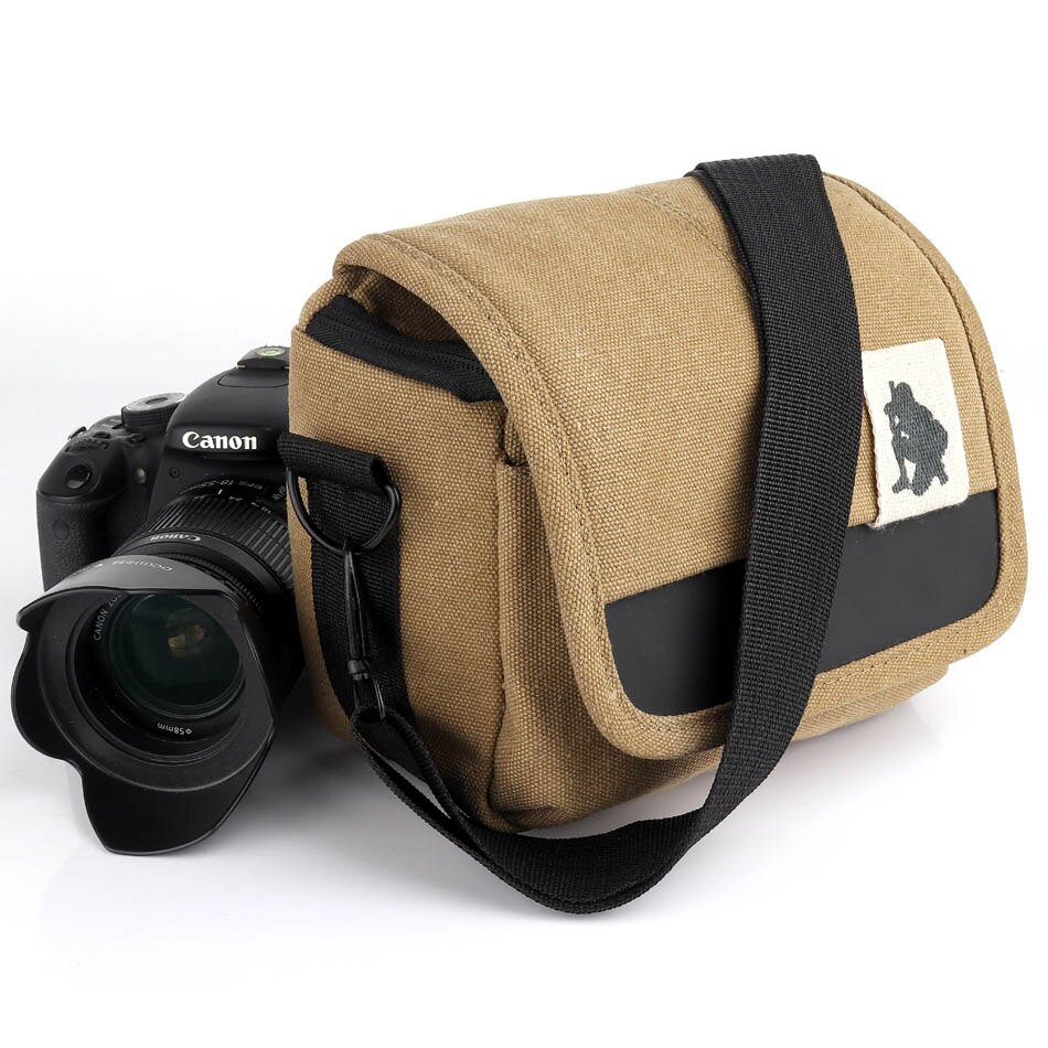 Funda para cámara para Panasonic Lumix DMC GX85 GX80 LX10 LX7 LX100 GH5 GH4 LX15 G9 GX1 GX5 GX7 II FZ200 FZ2500 FZ2000 FZ1000 FZ300: Khaki