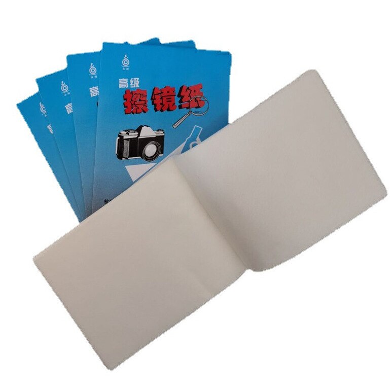50 Sheets Soft Camera Lens Optics Tissue Cleaning Paper Wipes Booklet Microscope Wiping Tissue