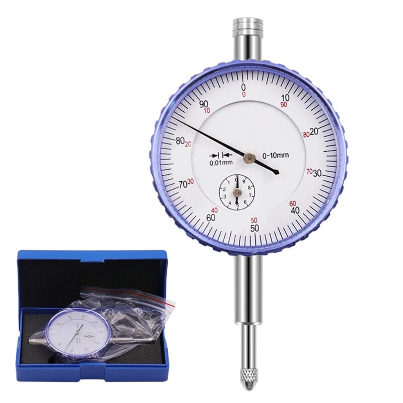 High-precision Pointer Industrial Dial Indicator 0-10 mm Stable Performance Table with Lug Back Measurement Dial Gauge instrumen