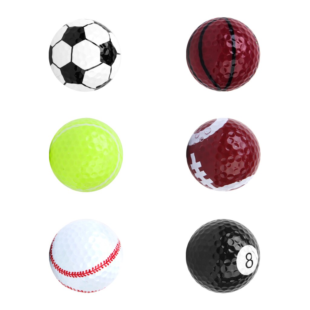 Verschillende Ontwerpen Golfballen (Basketbal, Voetbal, Tennis, Honkbal,