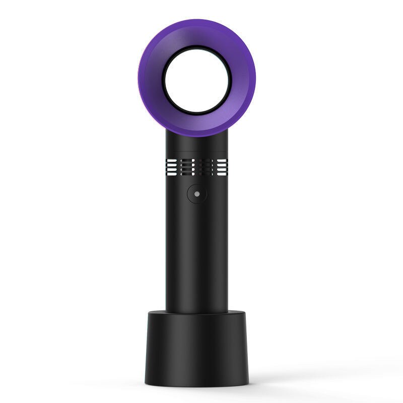 Mini Draagbare Handheld Bladeless Fan Usb Oplaadbare 3 Gear Airconditioner Fans