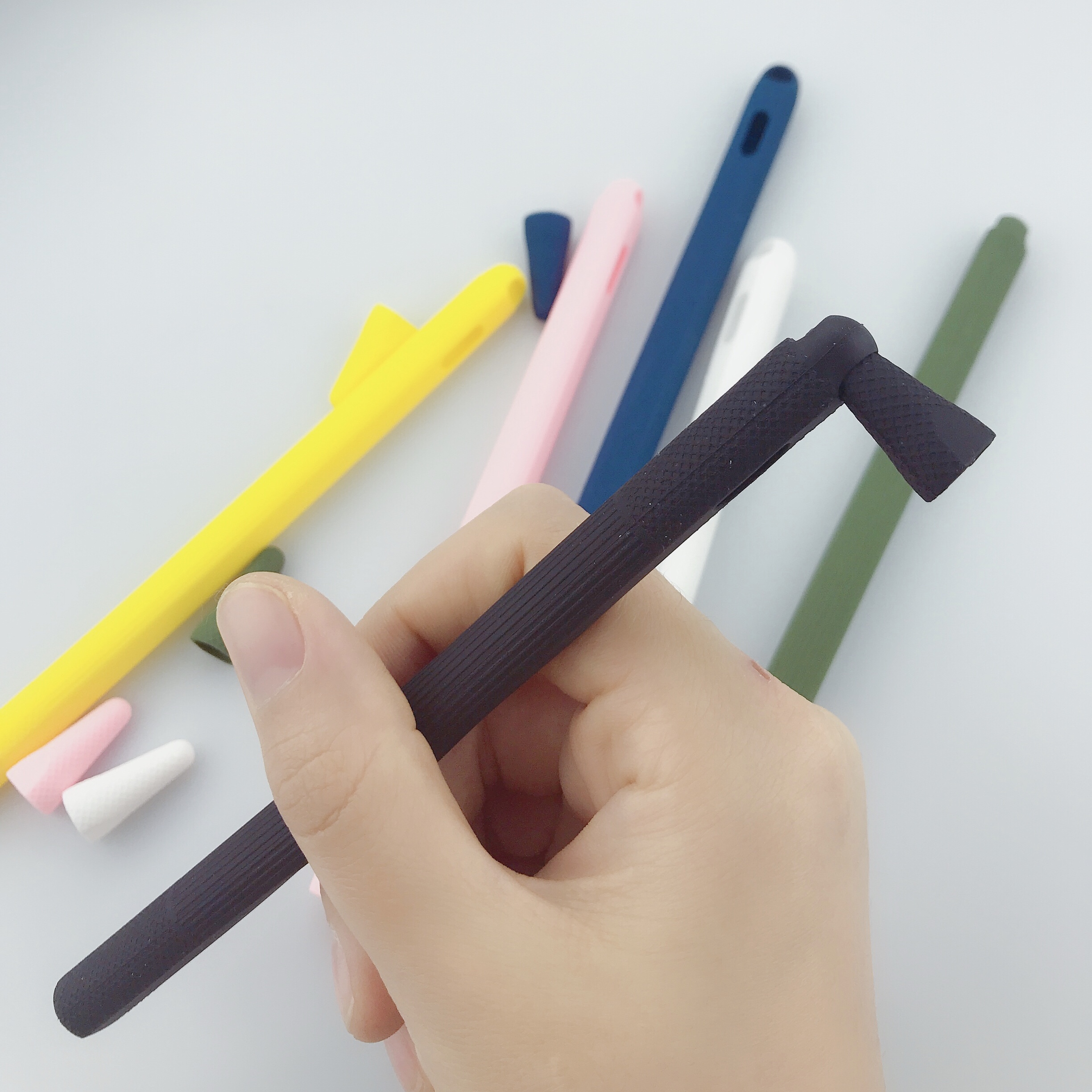 Voor Apple Pencil 2 Case Zachte Siliconen Houder Stylus Pen Cover Compatibel Voor Ipad Tablet Touch Pen Beschermhoes