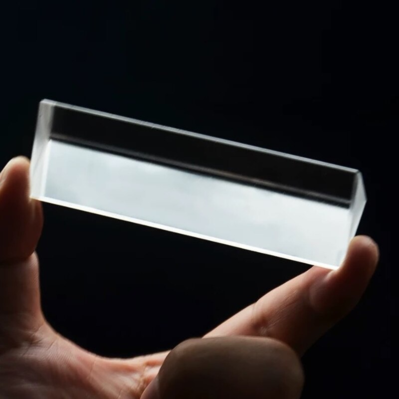 3PCS Prism Crystal Triangle Color K9 Optical Glass Right Angle Reflecting Prisme For Teaching Light Spectrum