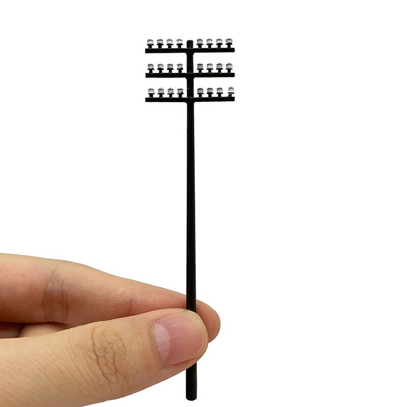 1:87 power line pole,OO/HO scale utility pole,model railroad layout, model trains, model rail ways: Default Title
